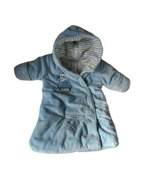 Carter's Child of Mine 0-3 mt blue Pram coat